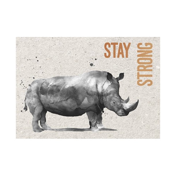Hartung Dobbeltkort Kobber - Stay Strong
