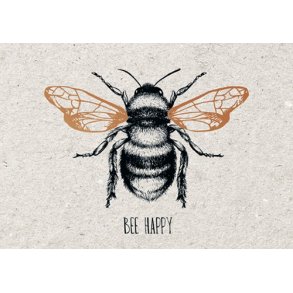 Hartung Dobbeltkort Kobber - Bee Happy