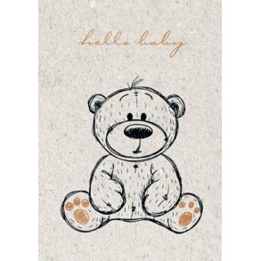 Hartung Dobbeltkort Kobber - Hello baby