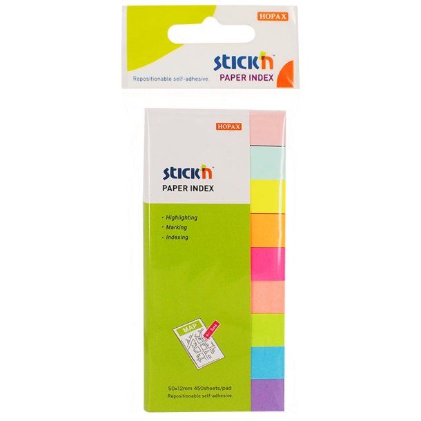 Stick Notes Indeksfaner smal Regnbue