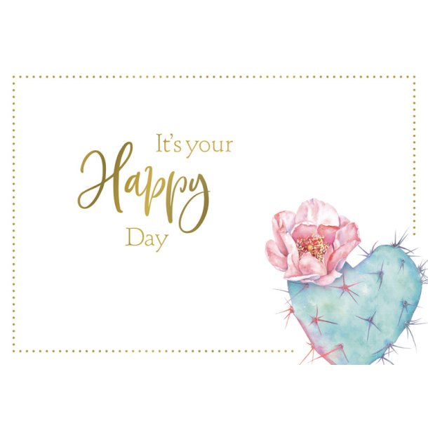 Hartung Postkort - Its your happy day