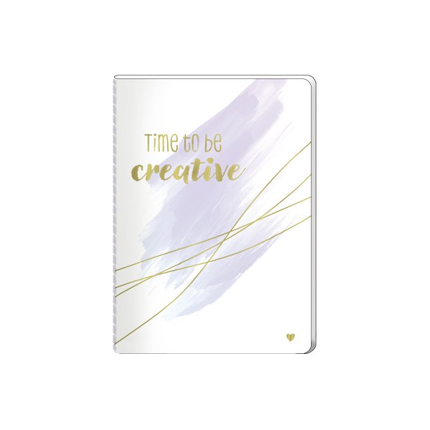 Hartung Noteshfte A5 - Time to be creative