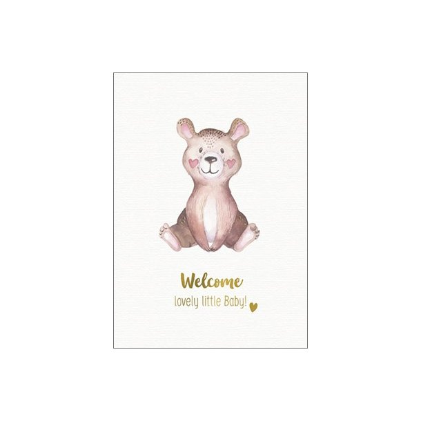 Hartung Postkort- Welcome lovely little Baby