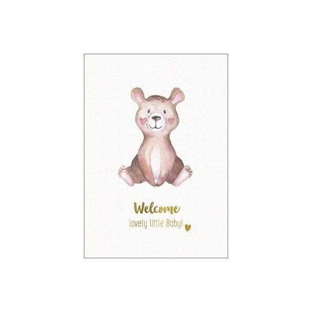 Hartung Postkort - Welcome lovely little Baby