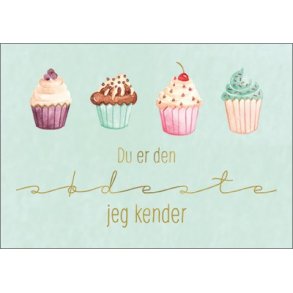 Hartung Postkort - Du er den sdeste jeg kender