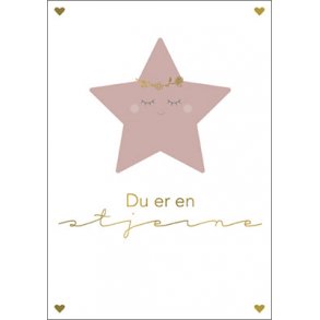 Hartung Postkort - Du er en stjerne