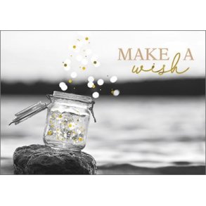 Hartung Dobbeltkort Guld - Make a wish