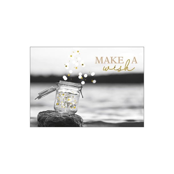 Hartung Dobbeltkort Guld - Make a wish
