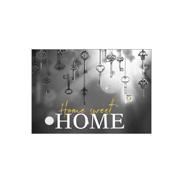 Hartung Dobbeltkort Guld - Home sweet Home