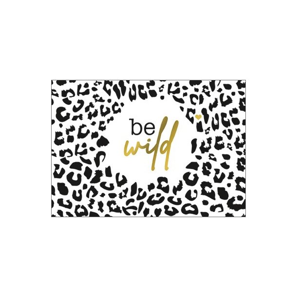 Hartung Dobbeltkort Guld - Be wild