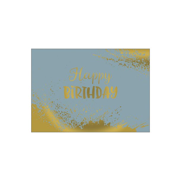 Hartung Postkort- Happy Birthday