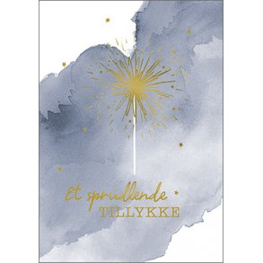 Hartung Postkort - Et sprudlende tillykke