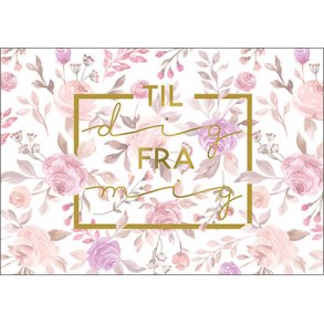 Hartung Postkort - Til dig fra mig