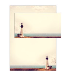 Brevpapir St - Hvidt Fyrtrn