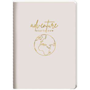 Hartung Noteshfte A5 - Adventure starts now