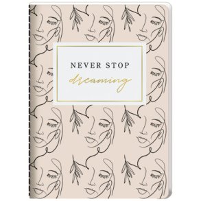Hartung Notesh�fte A5 - Never stop dreaming