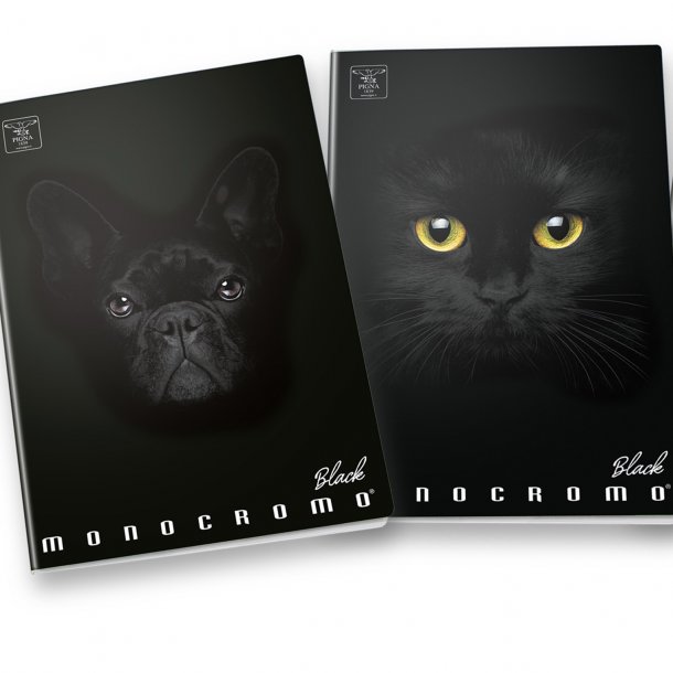 Pigna Black Monocromo Noteshfte A4 - Cat