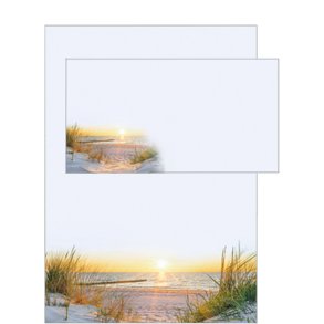 Brevpapir St - Solnedgang