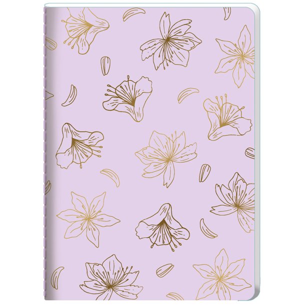 Hartung Noteshfte A5 - Purple Lillies