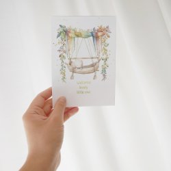 Hartung Postkort - Welcome lovely little one