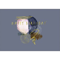 Hartung Postkort - Happy Birthday Graphic