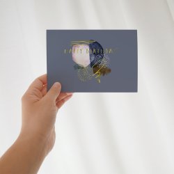 Hartung Postkort - Happy Birthday Graphic