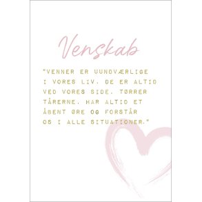 Hartung Postkort - Venskab