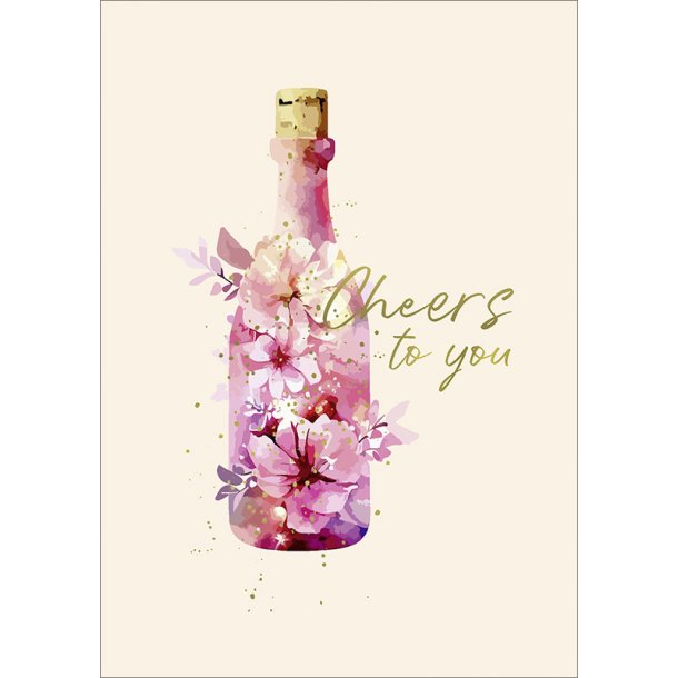 Hartung Postkort - Cheers to you