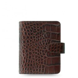 Filofax Classic Croc Pocket Kalenderomslag Chestnut