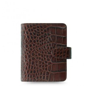 Filofax Classic Croc Pocket Kalenderomslag Chestnut