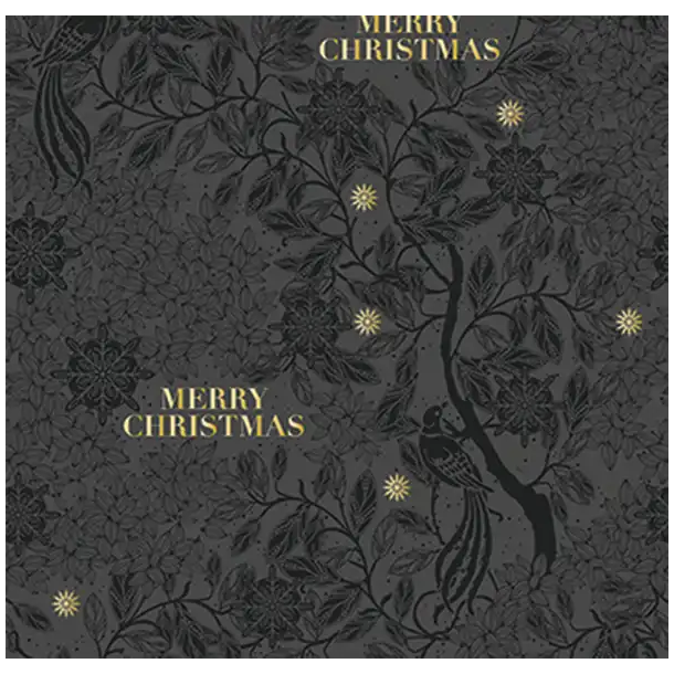 Gavepapir Exclusive - Black Christmas