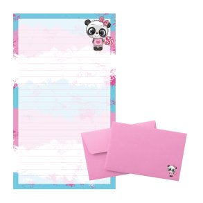 Brevpapir St - Panda Slikkepind