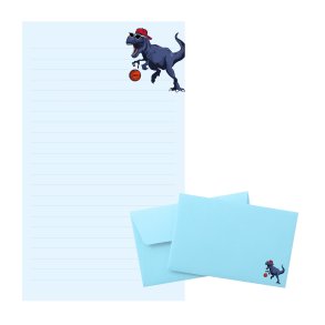 Brevpapir St - Dinosaur