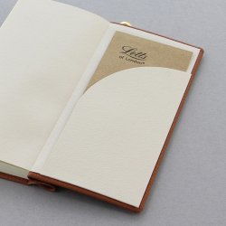 Letts Origins Slim Address Book Tan