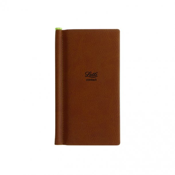 Letts Origins Slim Address Book Tan