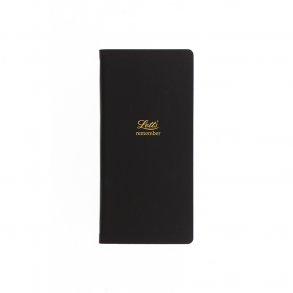 Letts Icon Slim Password Book Black