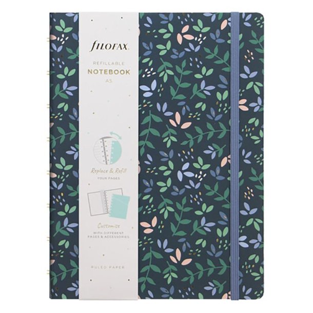 Filofax Notebook A5 Garden Dusk