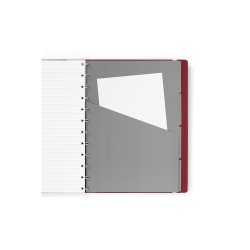 Filofax Notebook A4 Burgundy