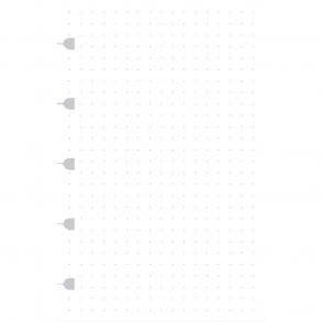 Filofax Notebook Refill Pocket dotted