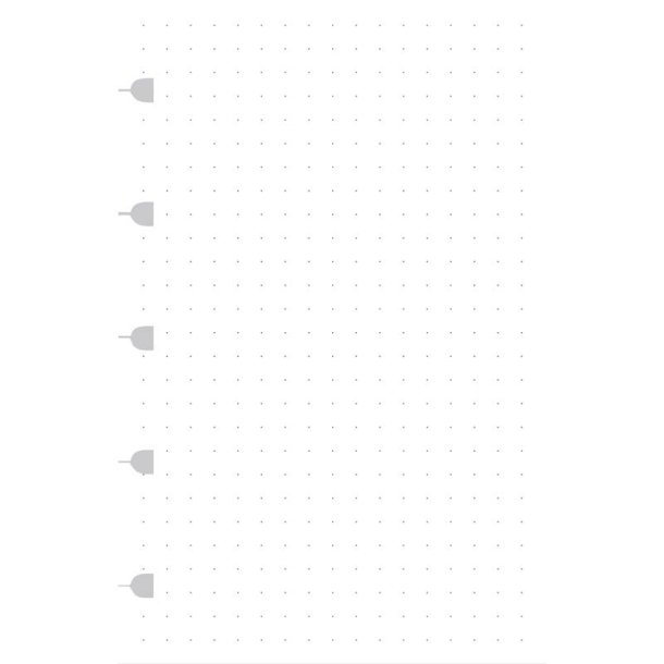 Filofax Notebook Refill Pocket dotted