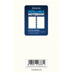 Filofax Notebook Refill Pocket dotted
