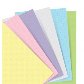 Filofax Refill A5 Dotted Pastel