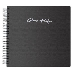 Foto og scrapbog Colors of life Sort stor