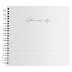 Foto og scrapbog Colors of life Hvid stor