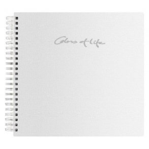 Foto og scrapbog Colors of life Hvid lille