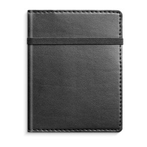 Journalistblok A7 Sort