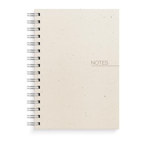 Spiralnotesbog A5 Notes Beige