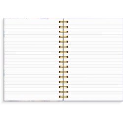 Spiralnotesbog A5 Notebook Lilac Flowers