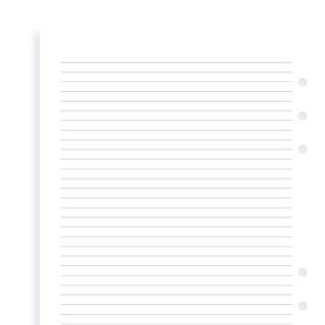 Filofax Refill A5 Linjer - your rules