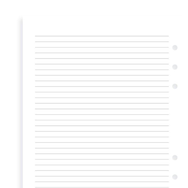 Filofax Refill A5 Linjer - your rules